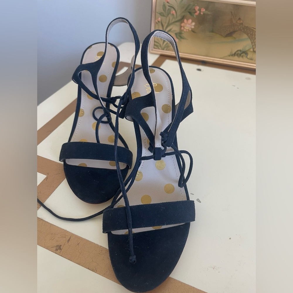 Boden Elegant dark blue Strappy Sandals
